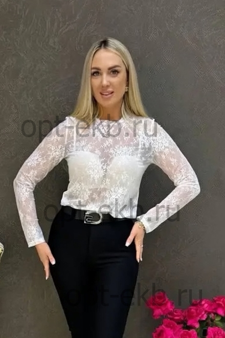 Лонгслив гипюр